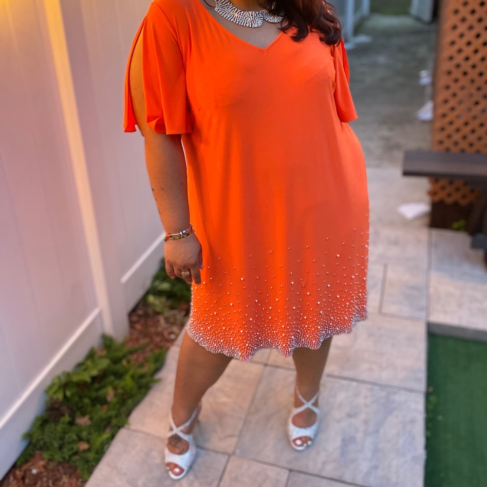 Orange dress